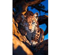 Puzzle 1000 pieces for Adults Cliff Leopard, Puzzles for Adults, Fun & Challenging 1000 Piece Jigsaw Puzzles Gift for Adults & Families