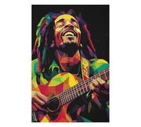 Puzzle 1000 Pieces for Adults Reggae Bob Marley Art Puzzles Classic Puzzle for Children from Years-50x70cm