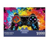 Puzzle 1000 Pieces Game Brainteasing Remote Control Randomly Shaped Pieces Home Decoration Adults And Kids 38x26cm/1000pcs