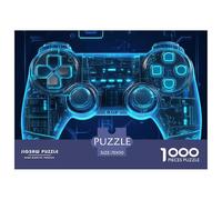 Puzzle 1000 Pieces Gamer Brainteasing Remote Control Randomly Shaped Pieces Educational Games Puzzles for Adults 70x50cm/1000pcs