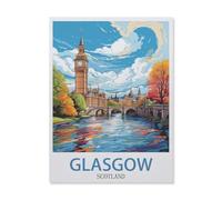 Puzzle 1000 pieces, Glasgow, Scotland, Lake, Paper Adult Toys Decompression Game-DS50x70cmJ338