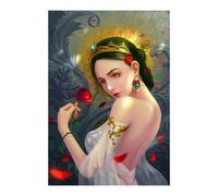 Puzzle 1000 pieces, handmade, women, Japanese kimono girl, decoration, home schooling, intellectual decompression toy, fun family game, adults, 26 x 38 cm