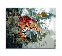 Puzzle 1000 Pieces Hanging a Picture of a Bengal Cat in The Jungle Family Interactive Fun Puzzle Home Decoration
