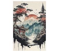 Puzzle 1000 Pieces Japan Style Puzzles for Adults Teens Puzzle Toys for Adults & Children Wooden Puzzles Home Decoration (78×53cm)