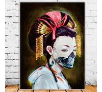 Puzzle 1000 Pieces Japanese Female Geisha Educational Intelligence Toy Stress Relief Funny Family Game Children Adult Challenging Puzzle Gift 50X70CM
