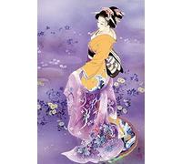 Puzzle 1000 Pieces Japanese Geisha Beauty Portrait, Crafts, Educational Intelligence Toy, Stress Relief, Fun Family Game, Kids, Adults, Challenging Puzzle, 50 x 70 cm