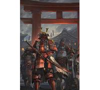Puzzle 1000 Pieces Japanese Samurai Decoration Home Schooling Intellectual Stress Relief Toy Funny Family Game Children Adult Challenging Puzzle Gift 26X38CM