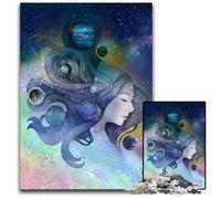 Puzzle 1000 Pieces Jigsaw A Thousand Worlds on My Mind Paper Jigsaw Challenging DIY Brain Teaser Perfect Family Game Or Decorative Gift 1000 PCS(38x26cm)