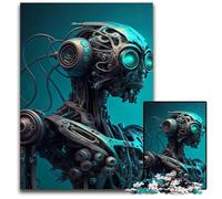 Puzzle 1000 Pieces Jigsaw Alien Robot Wooden Puzzles Creative Family GameHome Decor for Teenagers 1000 PCS(75x50cm)