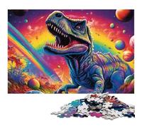 Puzzle 1000 Pieces Jigsaw Ancient Dinosaurs Challenging Puzzles Family Fun Activity, Brain Challenge, for Teenager 26X38CM/10.23x14.96inch