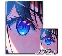 Puzzle 1000 Pieces Jigsaw Anime Girl Eyes Paper Puzzles Brain Challenge Gift Educational Activity for Teenagers 1000 PCS(38x26cm)