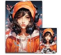 Puzzle 1000 Pieces Jigsaw Anime Girl Fantasy Puzzles for Adults DIY Decoration Brain Challenge for Adult Family 1000 PCS(75x50cm)