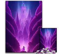 Puzzle 1000 Pieces Jigsaw Approaching The Castle Wooden Puzzles Brain Challenge Gift Educational Activity for Teenagers 1000 PCS(75x50cm)