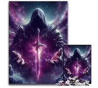 Puzzle 1000 Pieces Jigsaw Assassin with Sword Difficult Puzzles for Adults Challenging Brain Teaser for Teenagers Family Game Night Fun 1000 PCS(75x50cm)