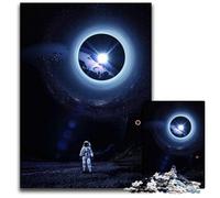 Puzzle 1000 Pieces Jigsaw Astronaut Black Hole BirthPuzzles for Adults Educational Activity for Cognitive Skills Cognitive Skill Improvement 1000 PCS(75x50cm)