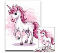 Puzzle 1000 Pieces Jigsaw Baby Unicorn Cute Wooden Jigsaw Interactive Family Game DIY Home Decor Brain Teaser Gift 1000 PCS(75x50cm)