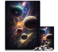 Puzzle 1000 Pieces Jigsaw Beyond The Milky Way Wooden Jigsaw Puzzles Challenging Brain Teaser for Teenagers, Family Fun Interactive Game 50x75CM/19.68x29.52inch