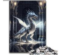 Puzzle 1000 Pieces Jigsaw Brave Dragon Puzzle Perfect for Teenagers, Family Bonding, Brain Teaser & DIY Home Decor Gift (size : 50x75cm)