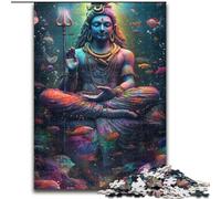 Puzzle 1000 Pieces Jigsaw Buddha Made of Wood, Ideal for Home & Office Decor, for Birthday size 50X75CM Birthday Party for Men Women