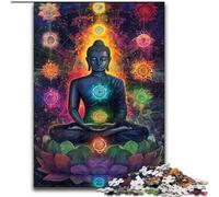 Puzzle 1000 Pieces Jigsaw Buddha Statues Jigsaw Puzzles Made of Wood Ideal for Home & Office Decor, for Birthday size 50X75CM