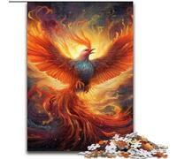 Puzzle 1000 Pieces Jigsaw Colorful Art Phoenix Puzzles for Adults size 50x75cm for Teenagers, Family Game Night, Brain-Challenging Gift Idea