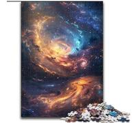 Puzzle 1000 Pieces Jigsaw Colorful Cosmic Made of Wood, for Parents, Lovers, Friends - Age 14+ 50x75cm Engaging Family Game Night Activity