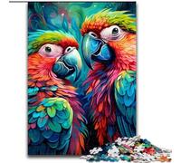 Puzzle 1000 Pieces Jigsaw Colorful Parrot Adult Jigsaw Puzzles 1000 Pieces for Birthdays, Holidays, And Special Occasions (Size 26x38 cm)