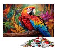 Puzzle 1000 Pieces Jigsaw Colorful Parrot Impossible Jigsaw Puzzles for Adults Family Activity, Brain Teaser, Home Decor, 50x75CM/19.68x29.52inch