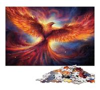Puzzle 1000 Pieces Jigsaw Colorful Phoenix Impossible Jigsaw Puzzles for Adults Family Activity, Brain Teaser, Home Decor, 26X38CM/10.23x14.96inch
