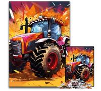 Puzzle 1000 Pieces Jigsaw Colorful Tractor Impossible Jigsaw Puzzles for Adults for Birthdays And Holidays 26X38CM/10.23x14.96inch