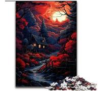 Puzzle 1000 Pieces Jigsaw Colourful Alien Scenery Made of Wood, for Parents, Lovers, Friends - Age 14+ 50x75cm Engaging Family Game Night Activity