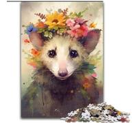 Puzzle 1000 Pieces Jigsaw Colourful Baby Mouse Made of Wood, for Parents, Lovers, Friends - Age 14+ 50x75cm Engaging Family Game Night Activity
