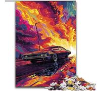 Puzzle 1000 Pieces Jigsaw Colourful Classic Sports Cars Jigsaw Creative Family Game & Home Decor, for Teenagers (size : 50x75cm)