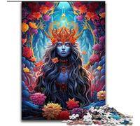 Puzzle 1000 Pieces Jigsaw Colourful Mystical Figure Made of Wood, for Parents, Lovers, Friends - Age 14+ 50x75cm Engaging Family Game Night Activity
