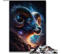 Puzzle 1000 Pieces Jigsaw Cosmic Aries Difficult Puzzles for Adults size 26x38cm for Home Decor, Brain Training