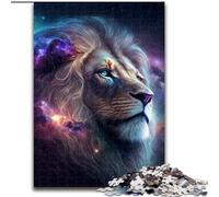 Puzzle 1000 Pieces Jigsaw Cosmic Mufasa Lion King Made of Wood, for Parents, Lovers, Friends - Age 14+ 50x75cm Engaging Family Game Night Activity