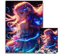 Puzzle 1000 Pieces Jigsaw Cosmic Witch Wooden Jigsaw Interactive Family Game, Ideal, Family Activity Game 50x75CM/19.68x29.52inch