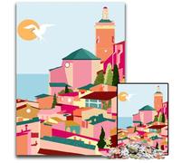 Puzzle 1000 Pieces Jigsaw Crimson Rouge Challenging Puzzles for Teenagers Teens Ideal Birthday 1000 PCS(75x50cm)