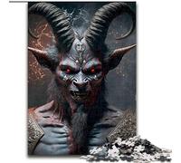 Puzzle 1000 Pieces Jigsaw Dark Lord Made of Wood, Perfect Christmas & New Year Gift, 50x75cm Brain Teaser Game for Teenagers, Perfect