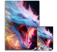Puzzle 1000 Pieces Jigsaw Dragons Quest Puzzles for Adults Interactive Family Game, Brain Challenge, Educational Toy 26X38CM/10.23x14.96inch