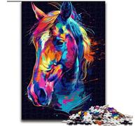 Puzzle 1000 Pieces Jigsaw Dream Art Horse Made of Wood, Ideal for Home & Office Decor, for Birthday 50x75cm Birthday Party for Men Women
