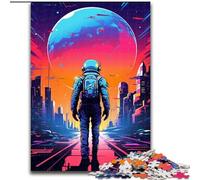 Puzzle 1000 Pieces Jigsaw Dream Astronauts Puzzle Made of Wood,Family Interaction & Brain Challenge, Family Activity Challenge 1000pcs(50x75cm)