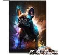 Puzzle 1000 Pieces Jigsaw Fantasy Bulldog cardboard Jigsaw size 26x38cm Family Fun Activity, Brain Challenge, for Teenager