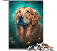 Puzzle 1000 Pieces Jigsaw Fantasy Dog Puzzles for Adults size : 38x26cm for Mother'S Day, Birthdays, Christmas