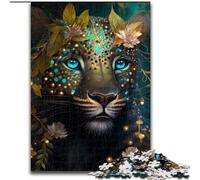 Puzzle 1000 Pieces Jigsaw Fantasy Leopard JigsawPuzzle 1000 Pieces for Adults Family Activity Game for Teenagers, Challenging Brain Teaser (Size 26x38cm)