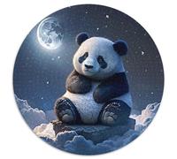 Puzzle 1000 Pieces Jigsaw Fantasy Panda Jigsaw Puzzles for Adults Family Game Night Fun, DIY Decorative Artwork 67.5x67.5cm
