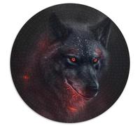 Puzzle 1000 Pieces Jigsaw Fantasy Wolf Jigsaw Puzzles for Adults Family Game Night Fun, DIY Decorative Artwork 67.5x67.5cm