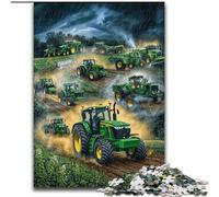 Puzzle 1000 Pieces Jigsaw Farm Implement Tractor Jigsaw Puzzles for Adults Ideal for Home & Office Decor, for Birthday (Size 26x38cm)