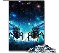 Puzzle 1000 Pieces Jigsaw Galaxy Insects Jigsaw Puzzles for Adults 1000 Piece Perfect for Family Fun on Birthdays, Christmas size : 38x26cm
