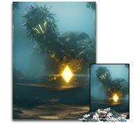 Puzzle 1000 Pieces Jigsaw Giant Creature Holding EthereumChallenging Puzzles Creative Family Game Home Decor for Teenagers 1000 PCS(38x26cm)